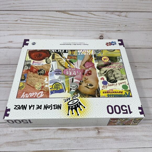 Sweet Happy Life 1500 PC Puzzle by King of Pop Art Nelson De La Nuez NEW - Picture 6 of 9